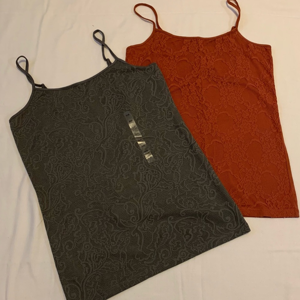 NWT LOFT Lace Tanks x2
